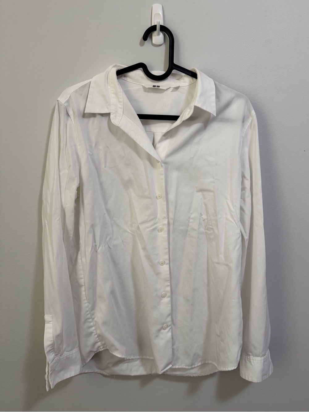 Uniqlo rayon long sleeve blouse
